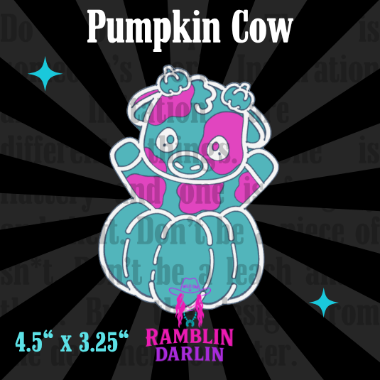 Pumpkin Cow Mold