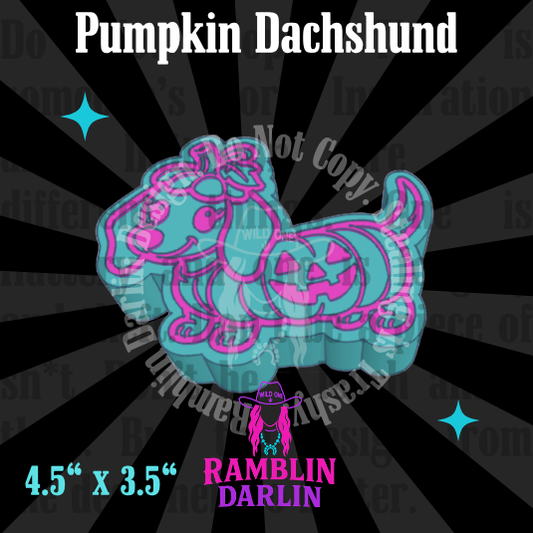 Pumpkin Dachshund Mold
