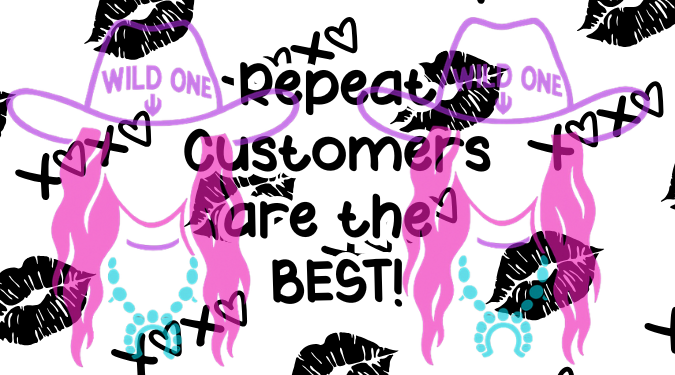 Repeat Customers are the Best 2.25"x 1.25" Thermal Label (qty 100)