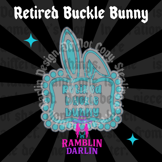 Retired Buckle Bunny Mold