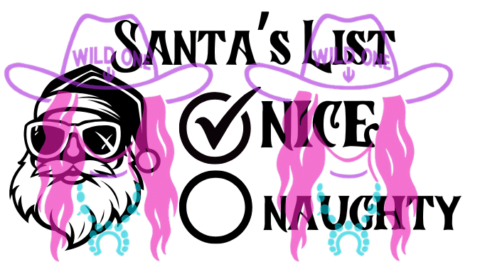Santa's List PNG file For Thermal Labels (2.25" x 1.25")