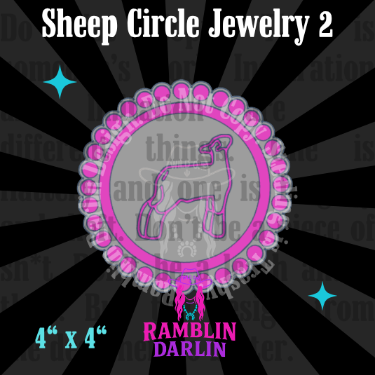 Sheep Jewelry Mold 2