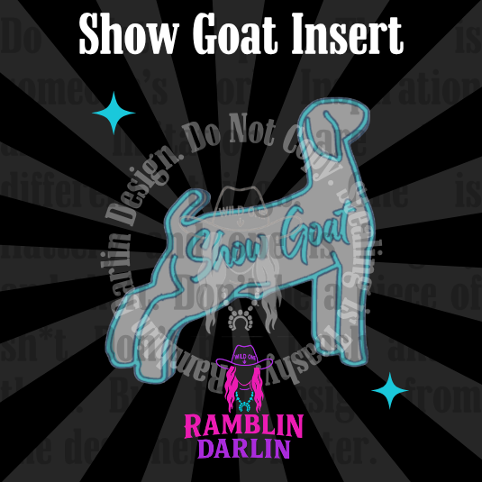 Show Goat Insert Mold