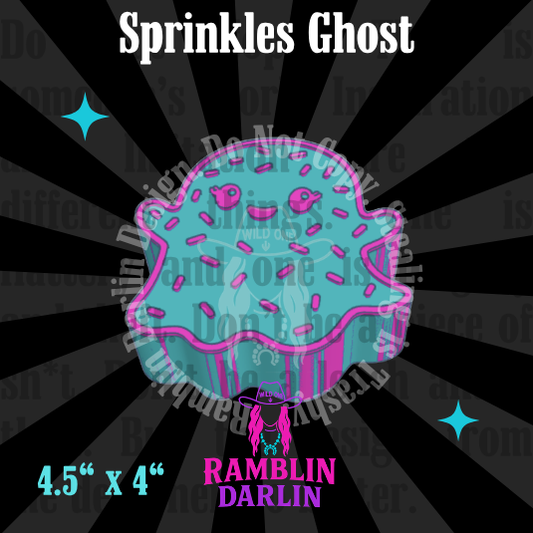 Sprinkles Ghost Mold
