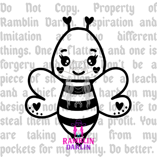 Love Bee PNG file