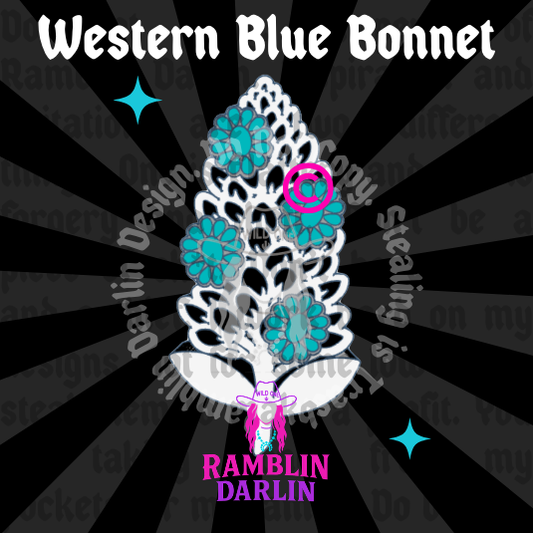 Western Blue Bonnet Mold ©️