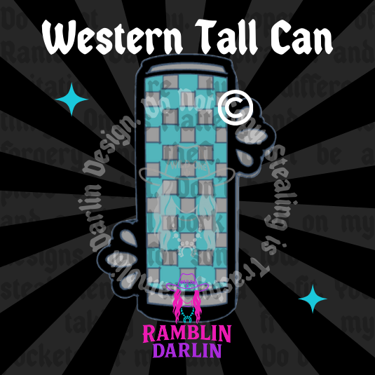 Western Tall Can Mold ©️