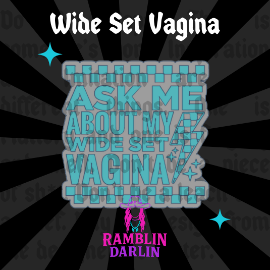 Wide Set Vagina Mold