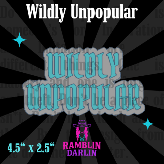 Wildly Unpopular Mold