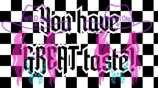 You Have Great Taste 2.25"x 1.25" Thermal Label (qty 100)