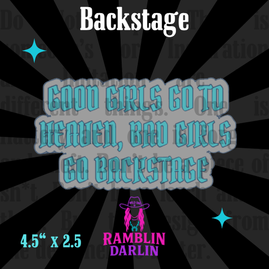 Backstage Mold