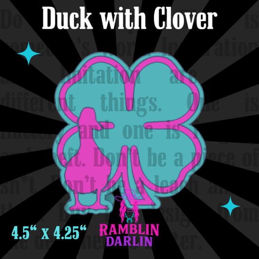 Duck with Clover Mold