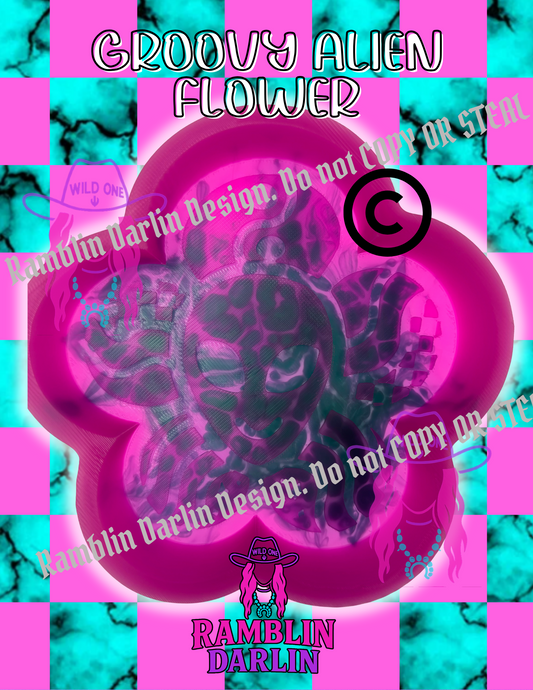Groovy Alien Flower Mold ©️