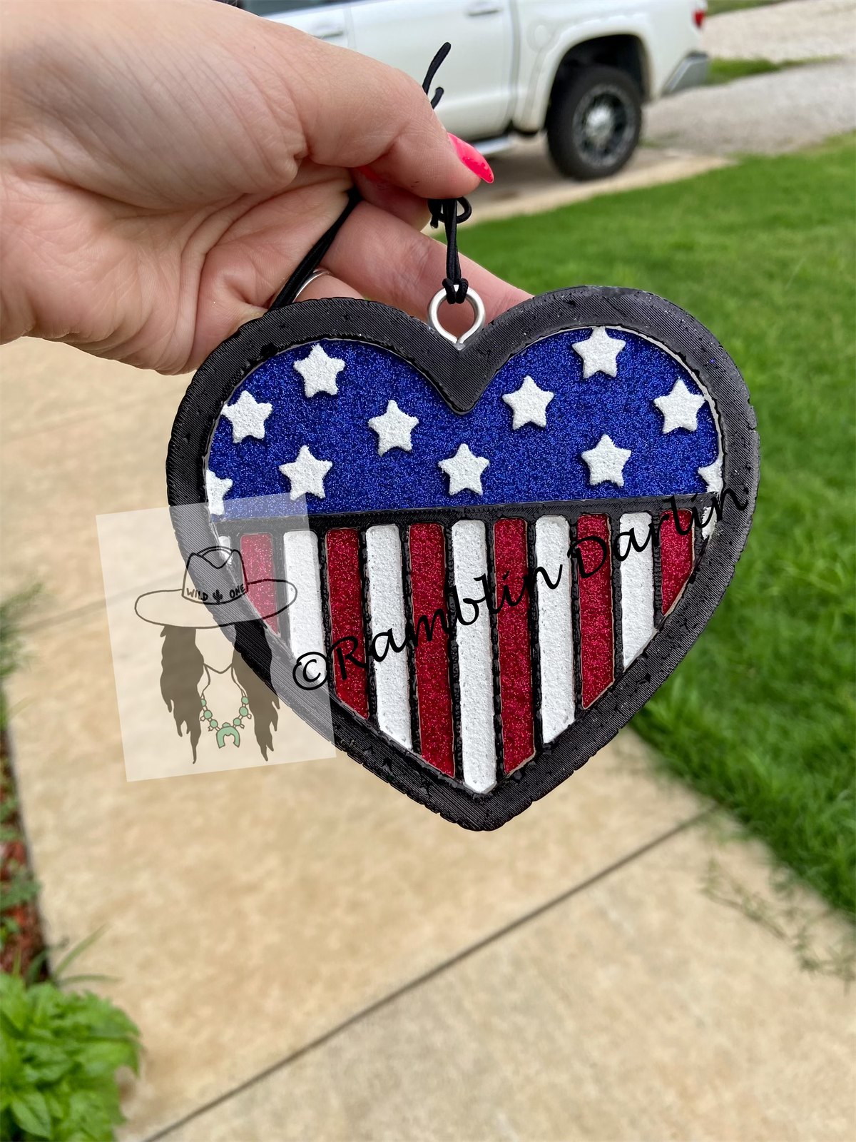 Merica Heart Mold