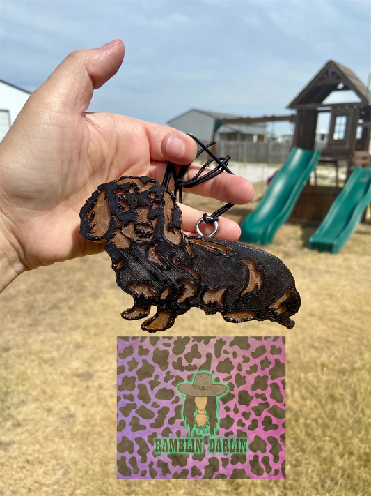 Long Hair Full Body Dachshund Mold