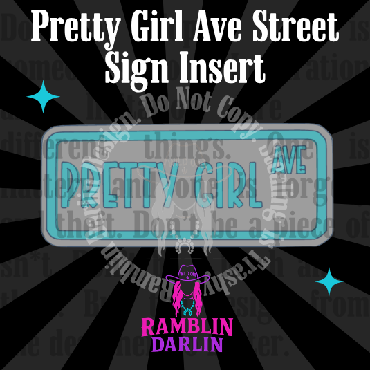 Street Sign Insert Mold