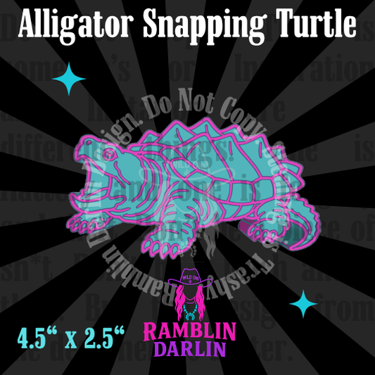 Alligator Snapping Turtle Mold