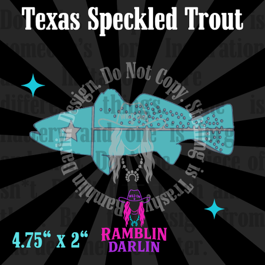 Texas Speckled Trout Mold