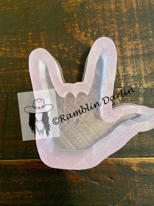 ILY Sign Language Mold
