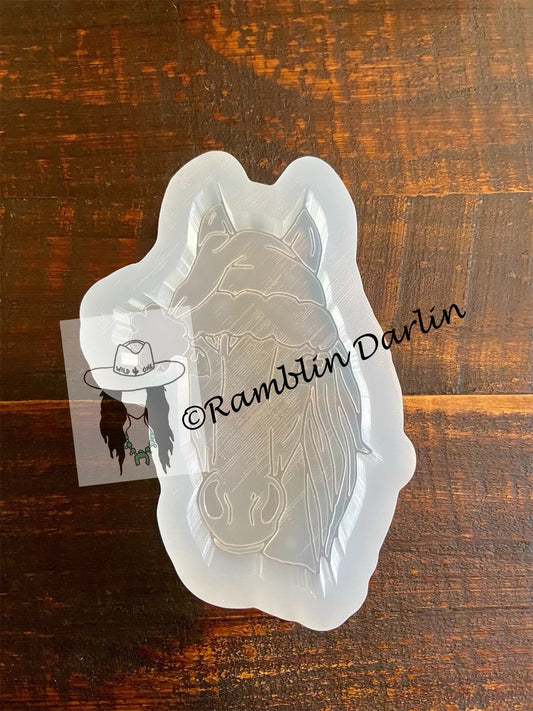 Santa Horse mold