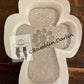 Leopard Print Cross Mold