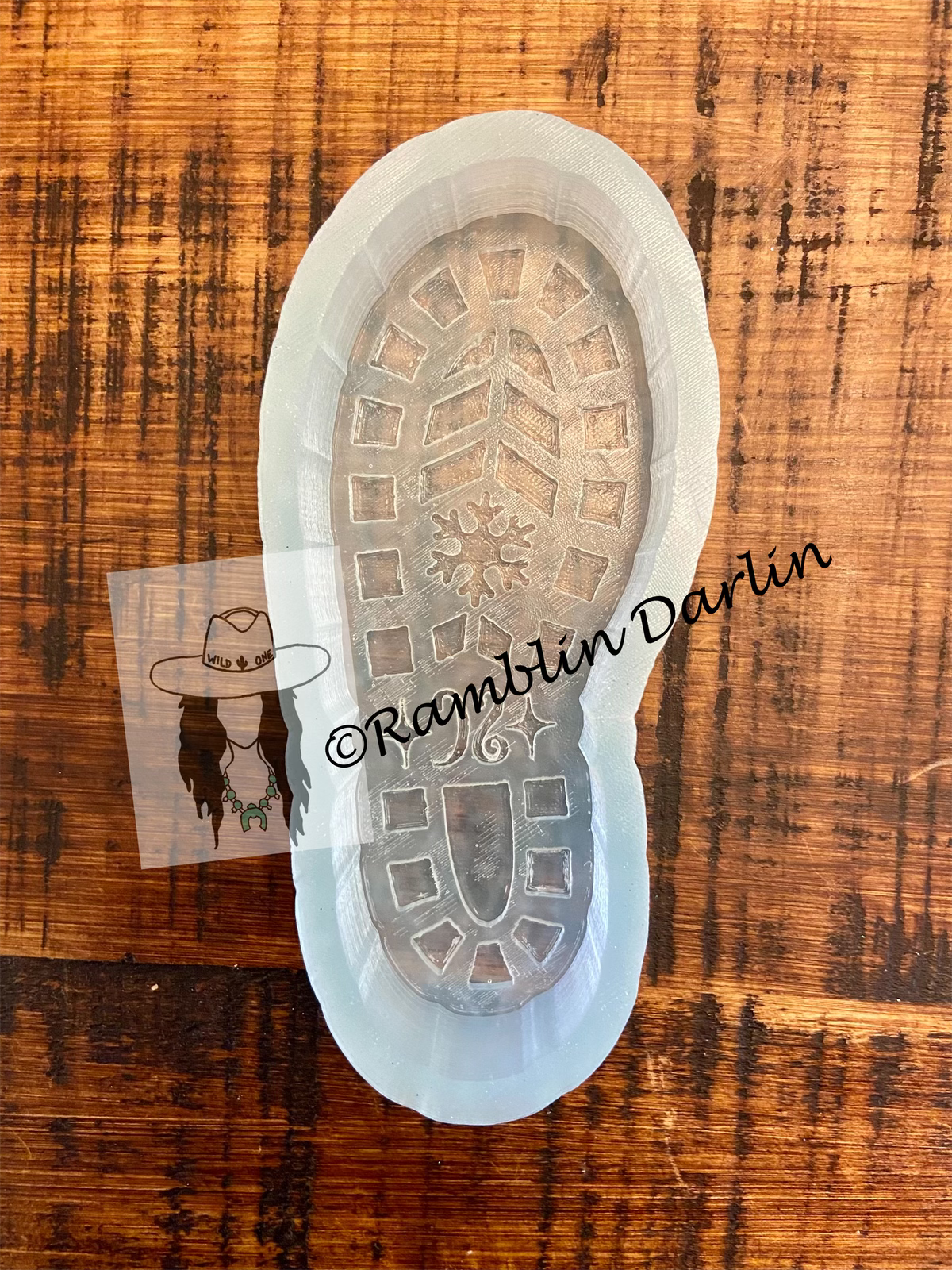 Santa Boot Print Mold