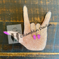 ILY Sign Language Mold