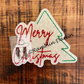 Merry Christmas Tree Mold