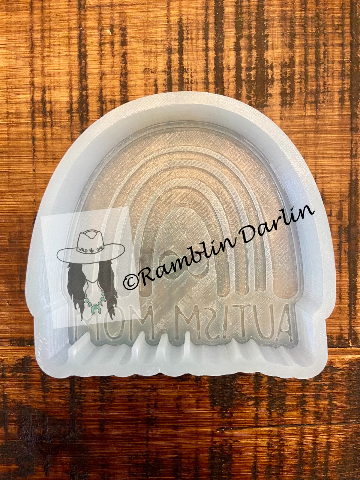 Autism Mom Rainbow Mold