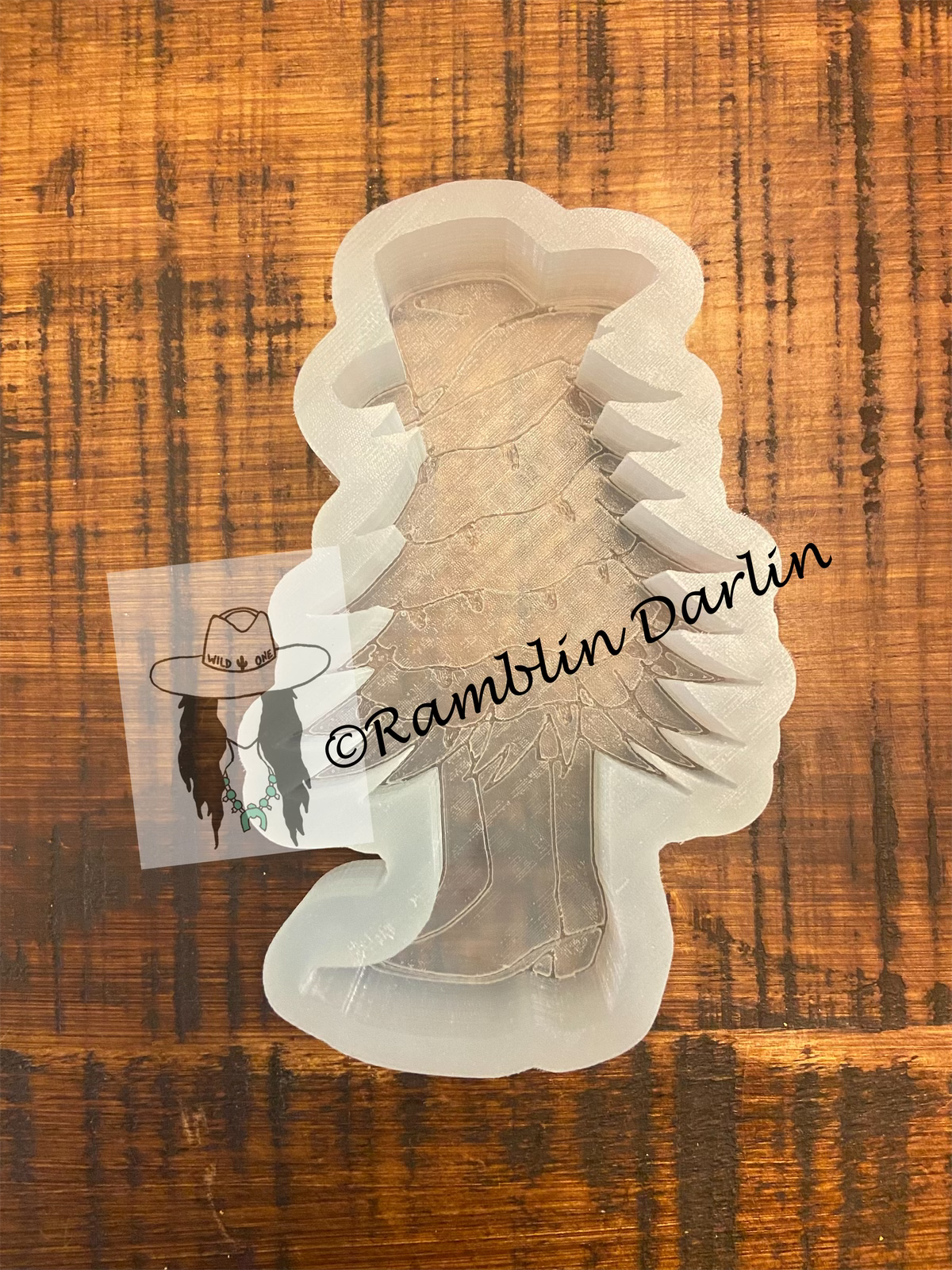 Cowboy Christmas Tree Mold