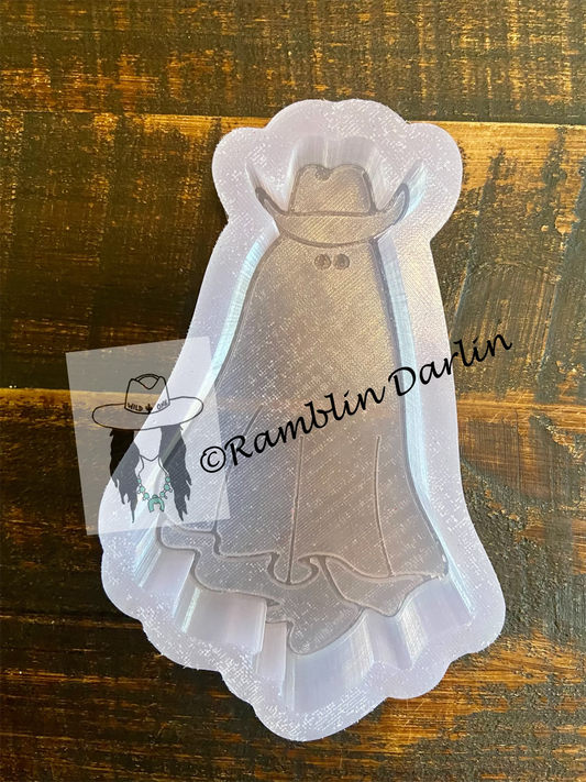 Cowboy Ghost Mold