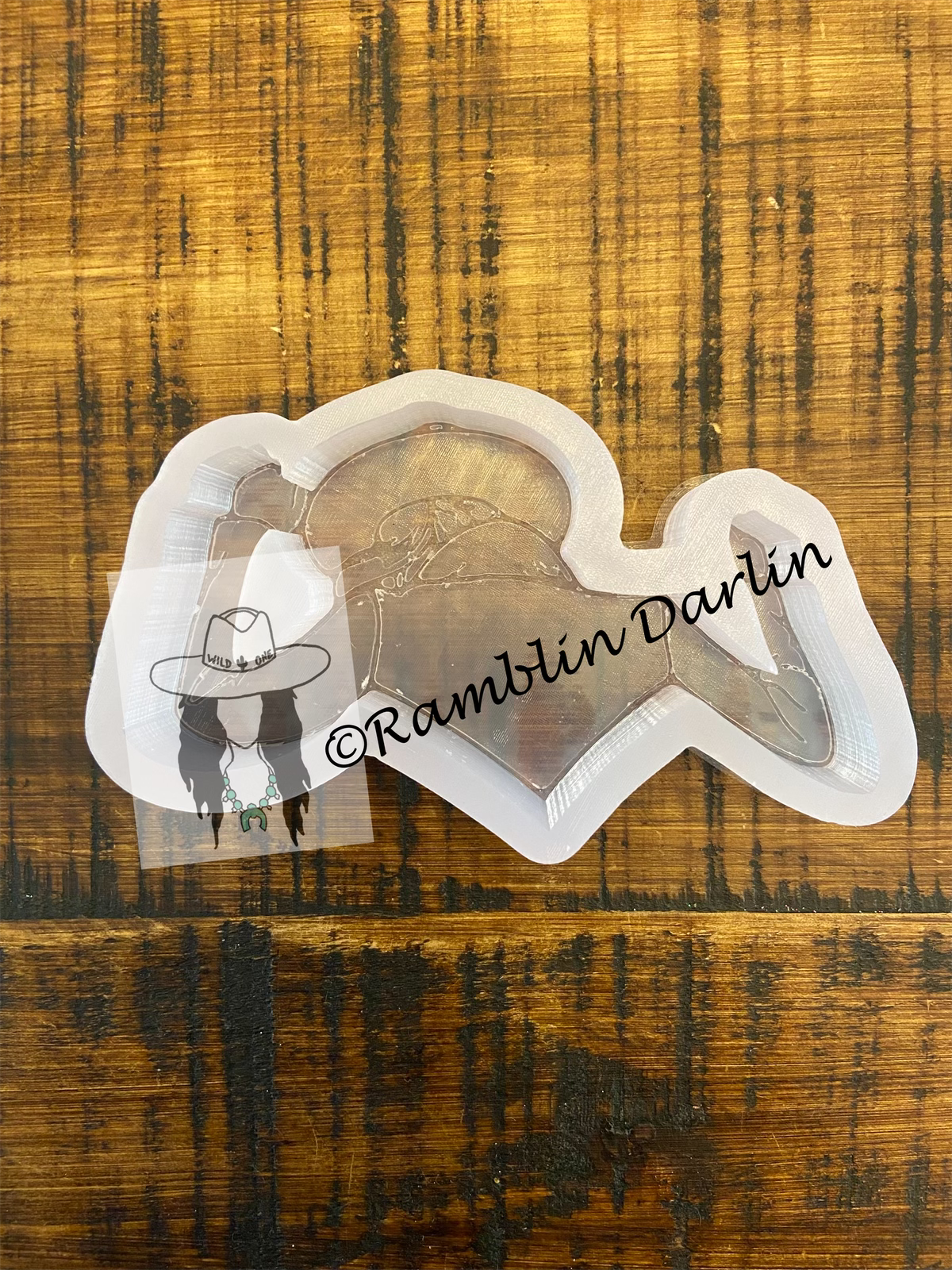 Cowgirl Cardstock Mold