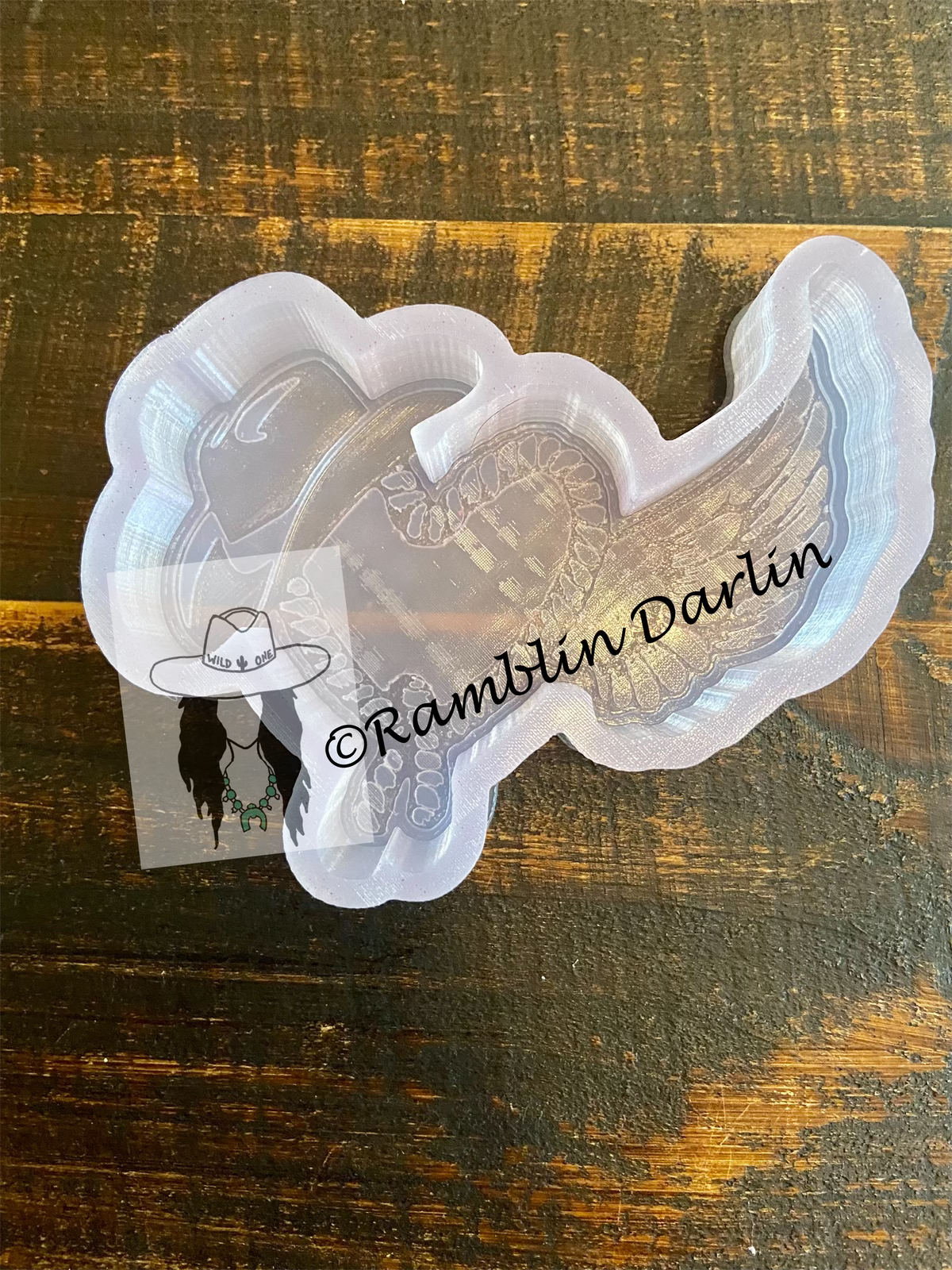 Cowboy Angel Wings Mold