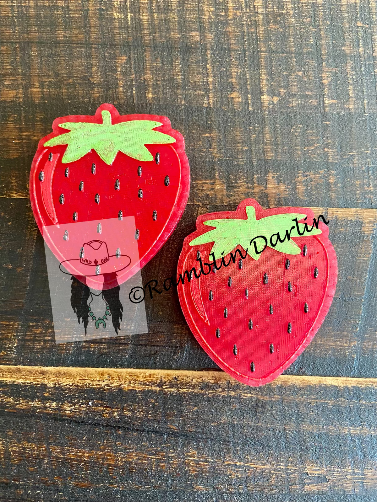 Strawberry Vent Clip Molds