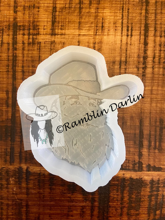 Cowboy Santa Mold ©