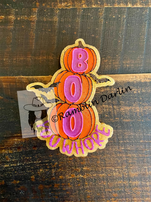 Boo Pumpkin Stack Mold