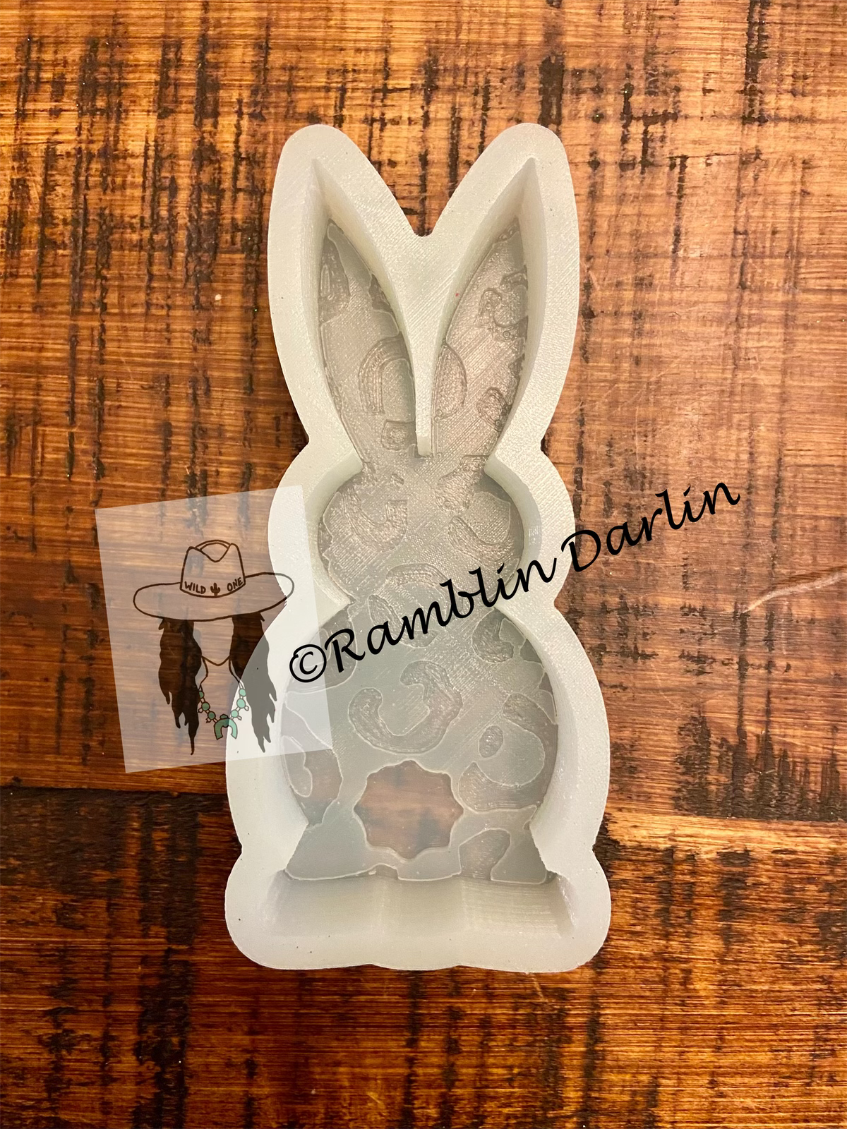 Leopard Print Bunny Mold