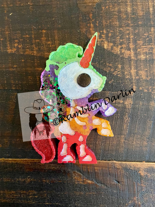 Skeleton Unicorn Mold