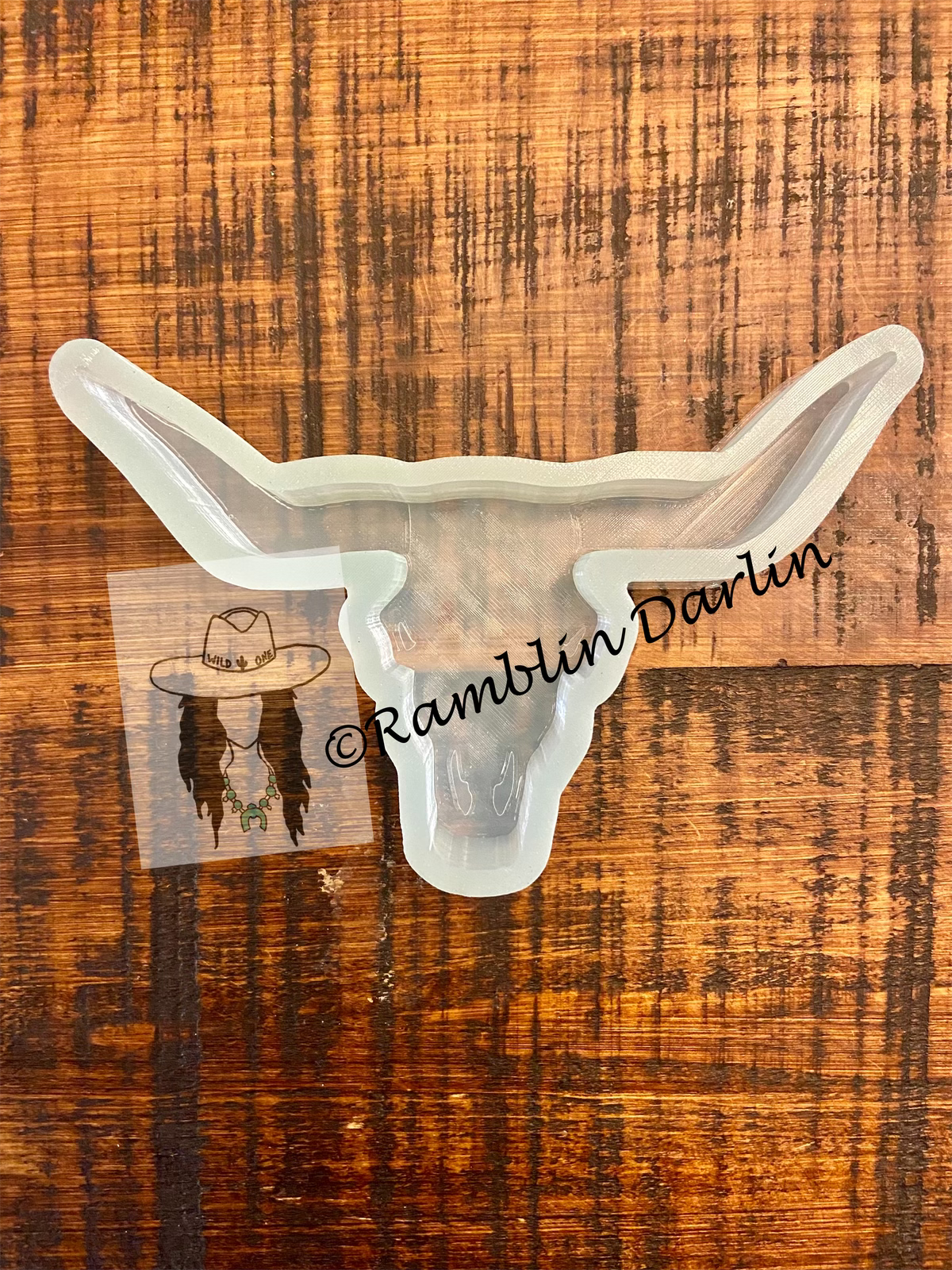 Longhorn Skull Mold