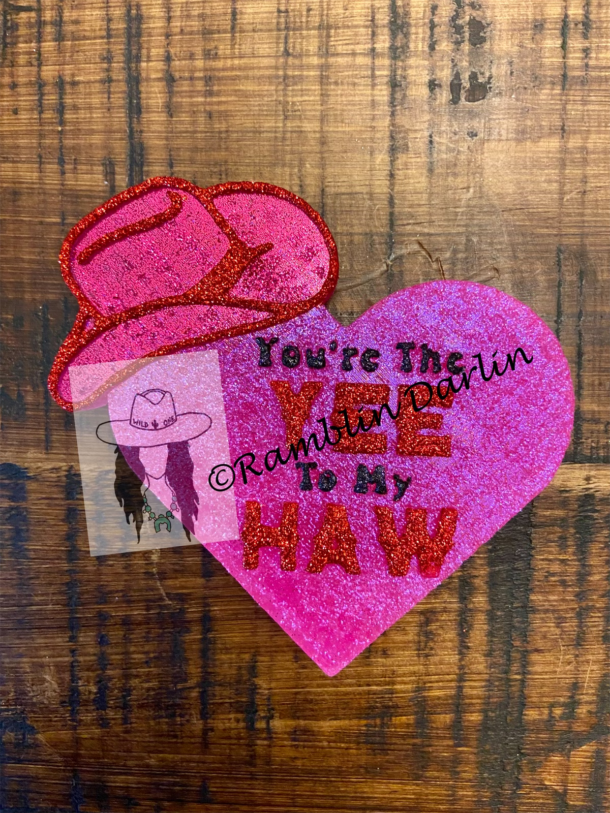 Yee Haw Heart Mold