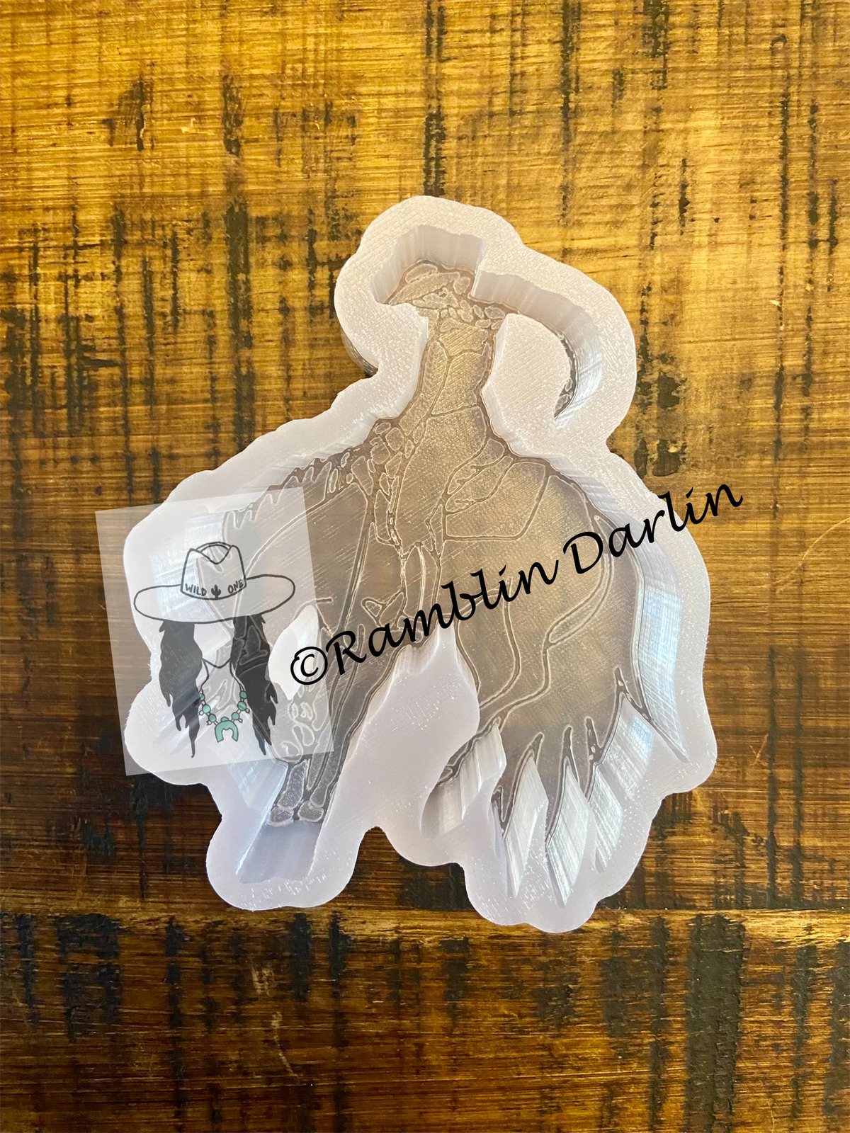 Bronc Rider Cowgirl Mold