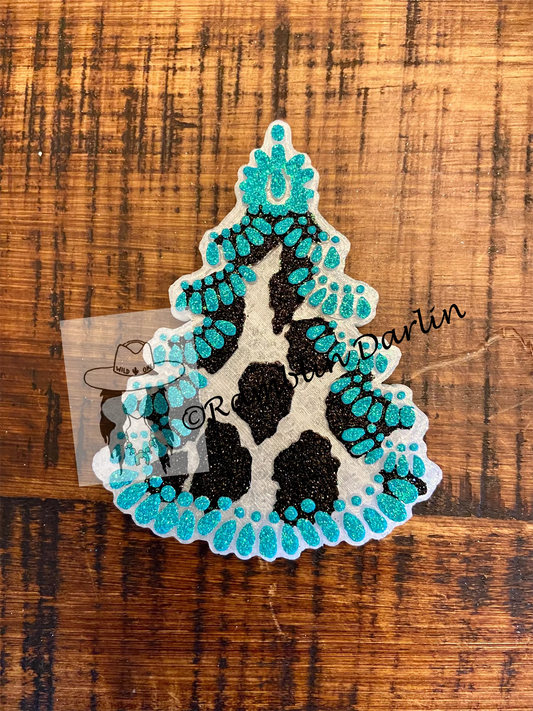 Squash Blossom Cow Print Tree Mold