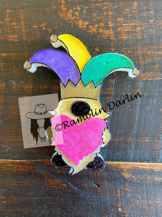 Mardi Gras Gnome Mold