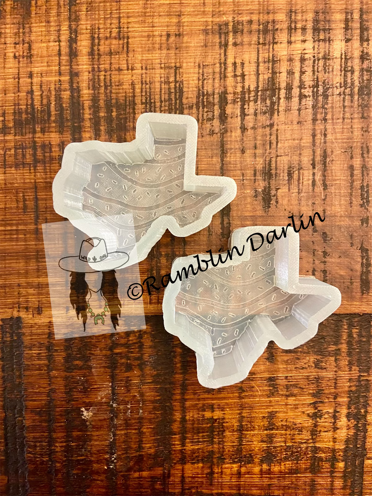 Texas Christmas Vent Clip Molds (2pk)