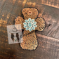Leopard Print Cross Mold