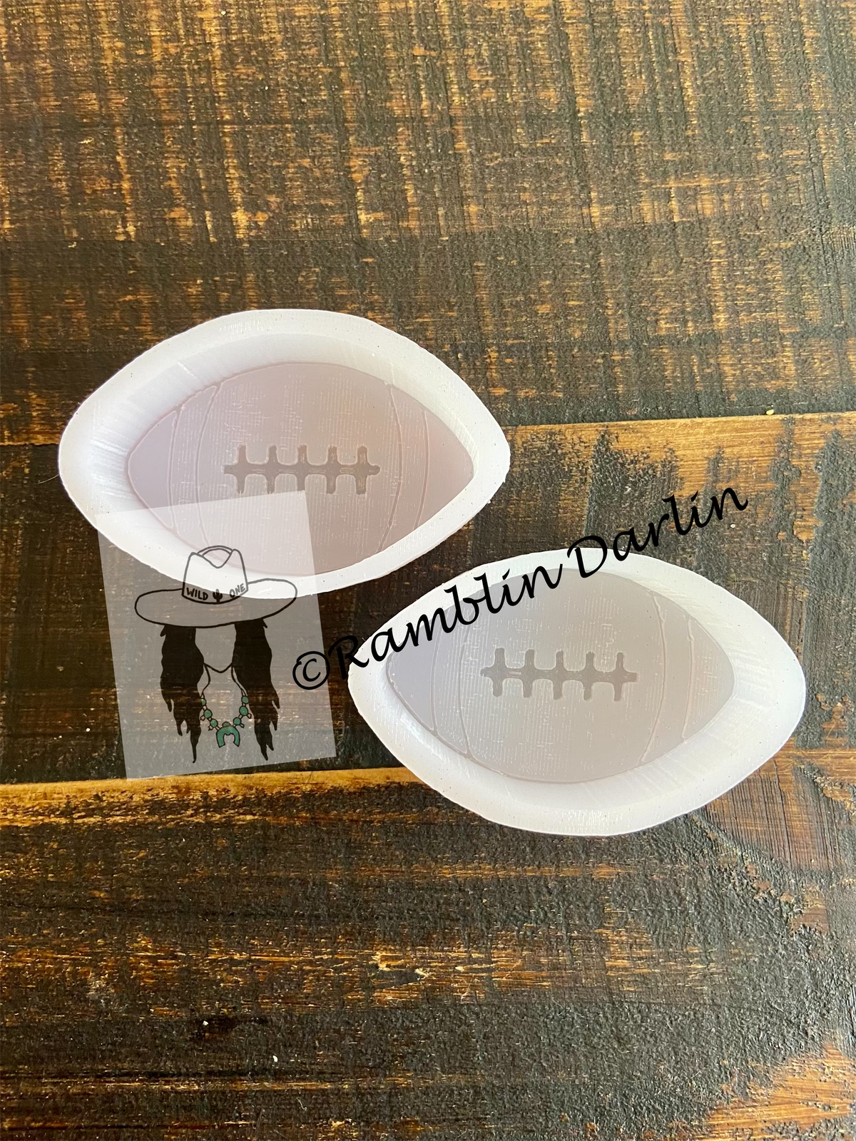 Football Vent Clip Molds (2pk)