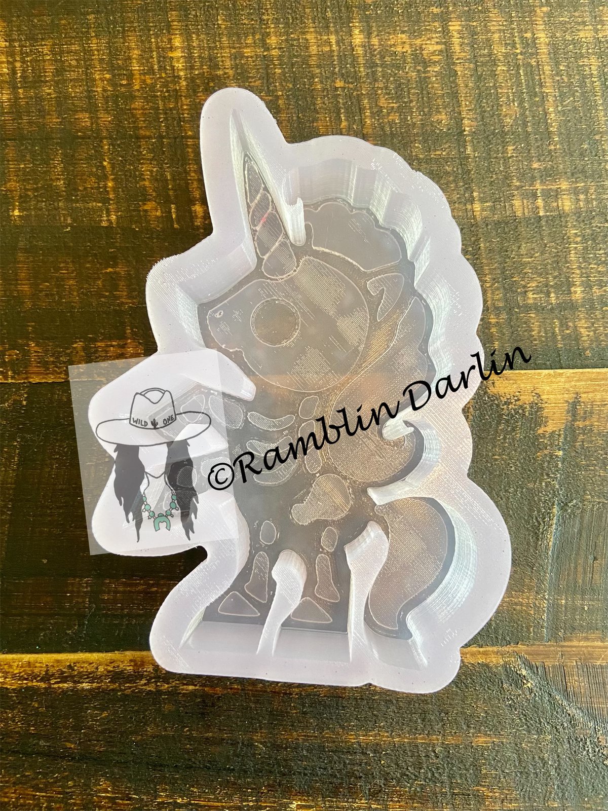 Skeleton Unicorn Mold