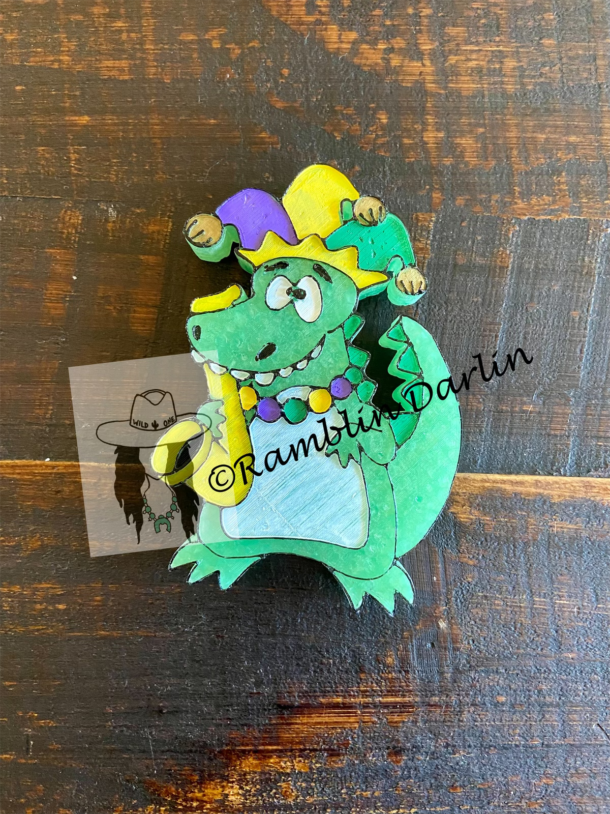 Mardi Gras Alligator Mold